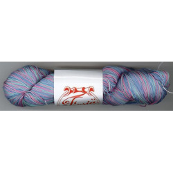 Soie Streng 032 Bleu vert Rose NM15/3 - 50 gr écheveau de 250m