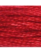 Mouliné spécial n°321 Rouge Carmin Métallisé