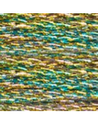 Fil à broder Mouliné Effet Lumière E135 Aurore