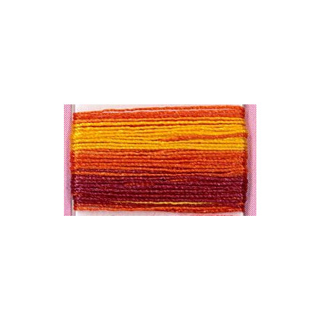 Cocon Calais n°6943 Automne Orange bordeaux dégradé (coton égyptien)