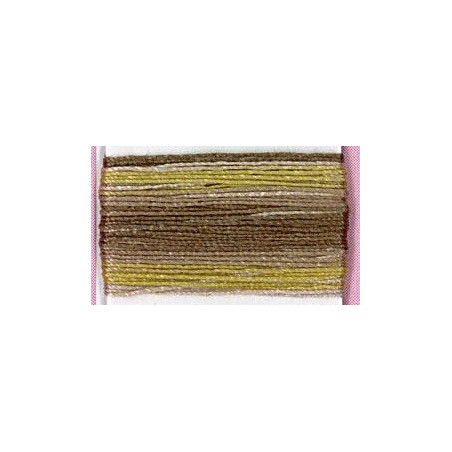 Cocon Calais n°6949 Foin Marron Kaki dégradé (coton égyptien) (Ass6)