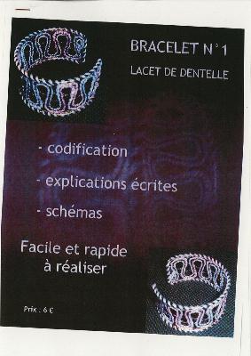 Modèle de Bracelet n°1 "Lacet en Dentelle"