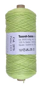 Soie TUSSAH n°2575 Vert tilleul