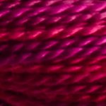 Coton Perlé n°12 écheveau de 300 m Violet Rose foncé dégradé 4210