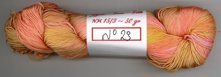 Soie Streng 023 Or Rose NM 15/3 - 50gr écheveau de 250m  