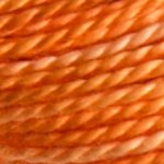 Coton Perlé n°12 écheveau de 300 m Orange dégradé 4124