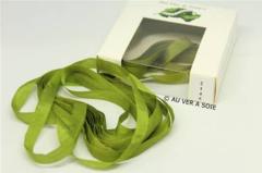 Rubans de soie - 4 mm - 3m - 2145 Vert Olive