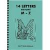 Catalogue  n°16 Lettres M.Z