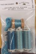 Pack Découverte Au Ver à Soie Gobelins et Surfine - Bleu Clair