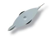 Navette pour ouvrage de frivolité avec crochet et canette intégrée