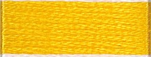 Coton perlé n°8 ref 743 jaune d'or  