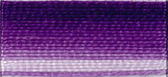 Coton perlé n°8 ref 52 violet dégradé   
