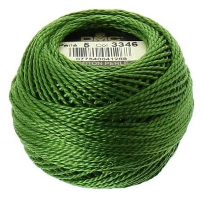 Coton perlé n°5 Vert 3346