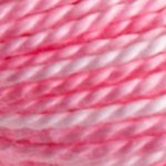 Coton Perlé n°12 écheveau de 300 m rose dégradé 4180