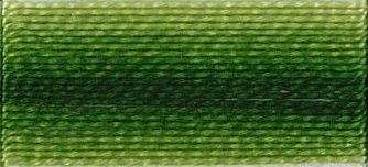 Coton perlé n°8 ref 92 vert dégradé