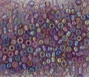 Perles de rocaille 2mm violet irisé (5g)